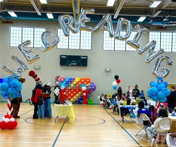  Staff, Lions cheerleaders and City Year staff